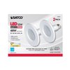 Satco Satco Nuvo White 56 in W Plastic LED Dimmable Recessed Downlight 12 W S9599